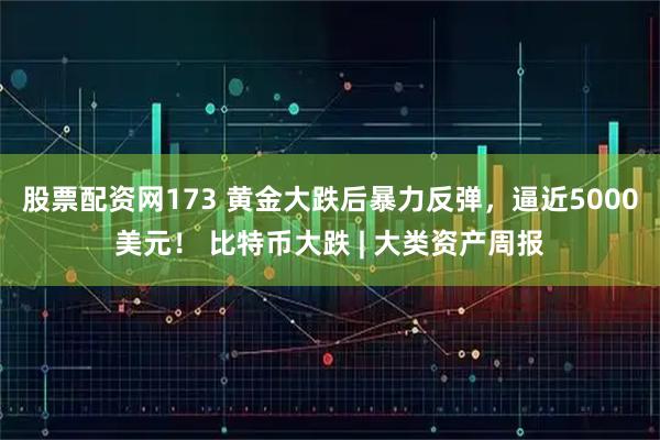 股票配资网173 黄金大跌后暴力反弹，逼近5000美元！ 比特币大跌 | 大类资产周报